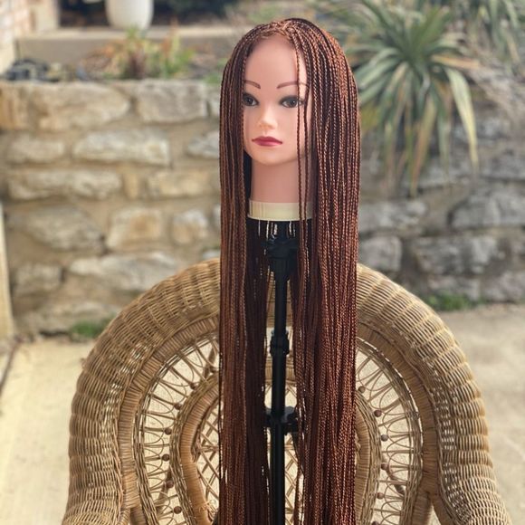 70 inches color 30 medium size knotless braided wig